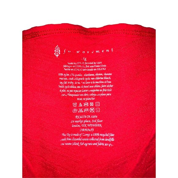 NWOT Free People Movement Gone Adrift Crop Top L - Picture 5 of 8